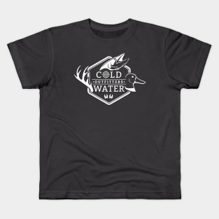 Cold Water Outfitters White Logo Kids T-Shirt